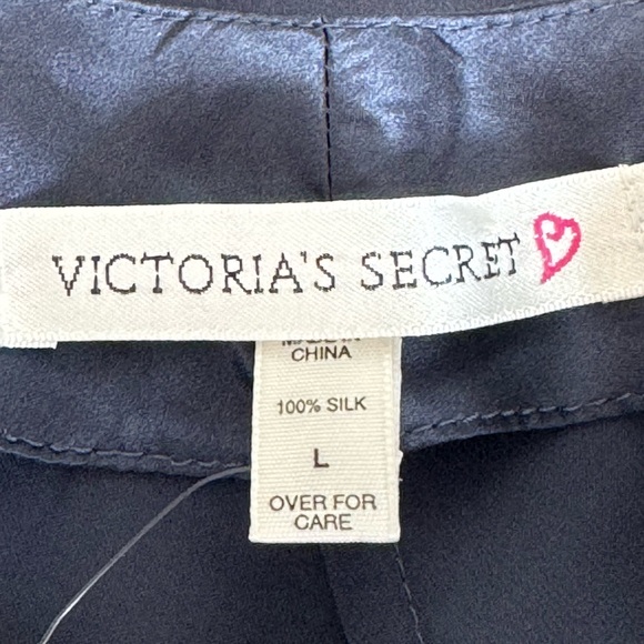 Victoria's Secret Midnight Blue 100% Silk Chemise - Picture 4 of 5